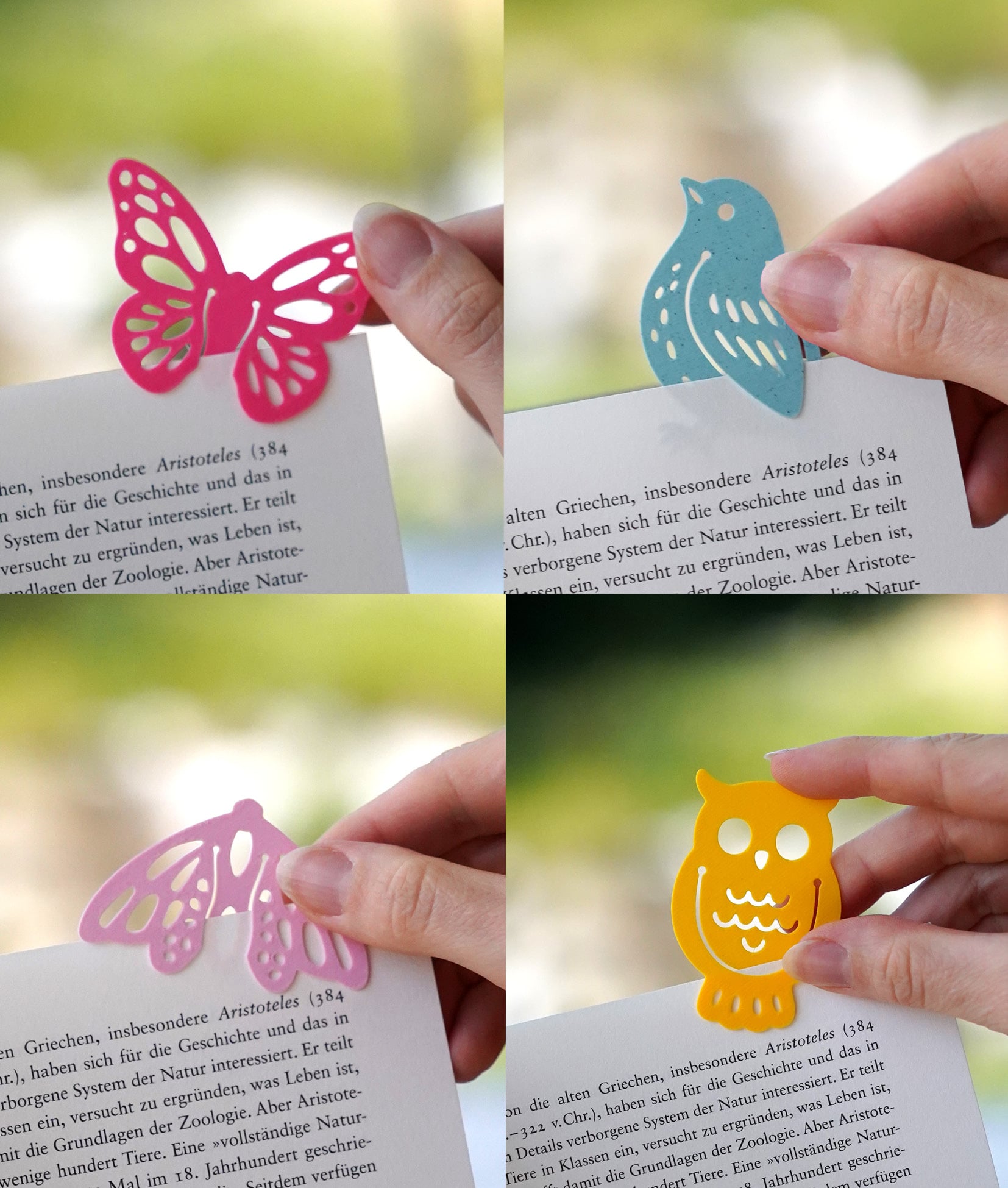 Cute Bookmarks 3d model