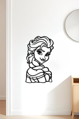 Princess Wall Art, Wall Decor, Home Decor 3d model