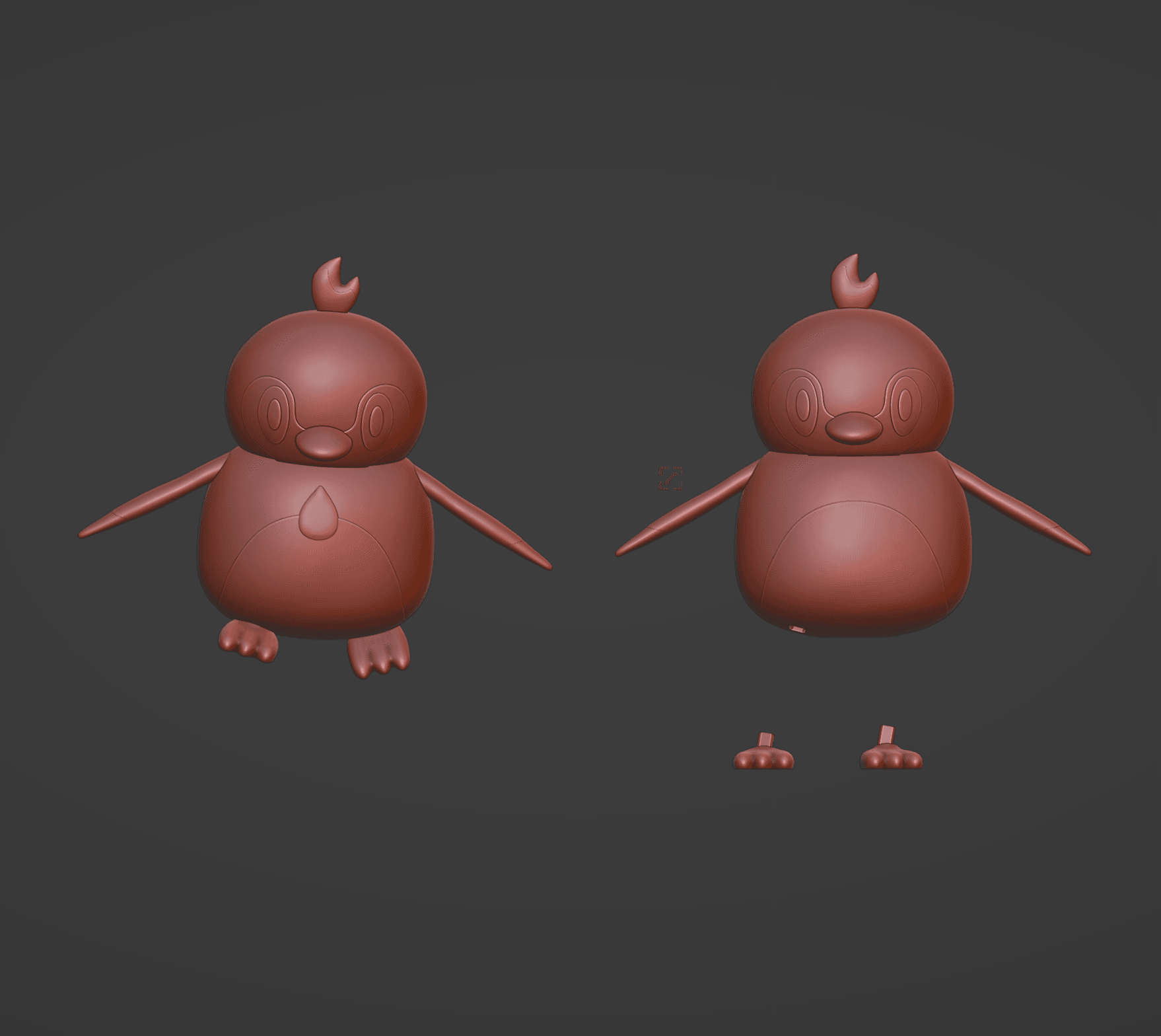 Pengullet 3d model