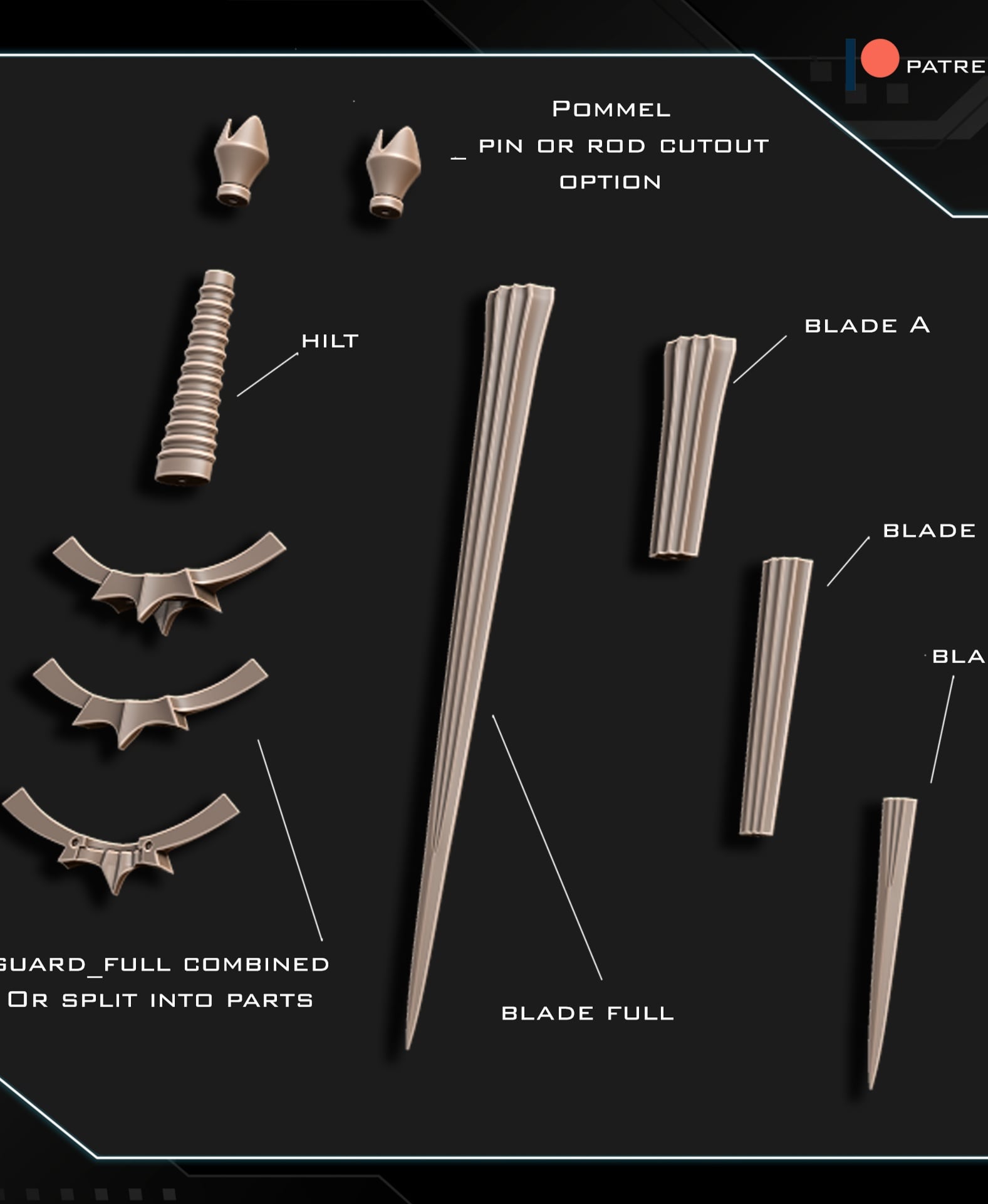 Morgul blade 3d model