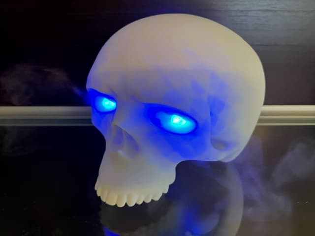 Mana spreading Lich-skull 3d model