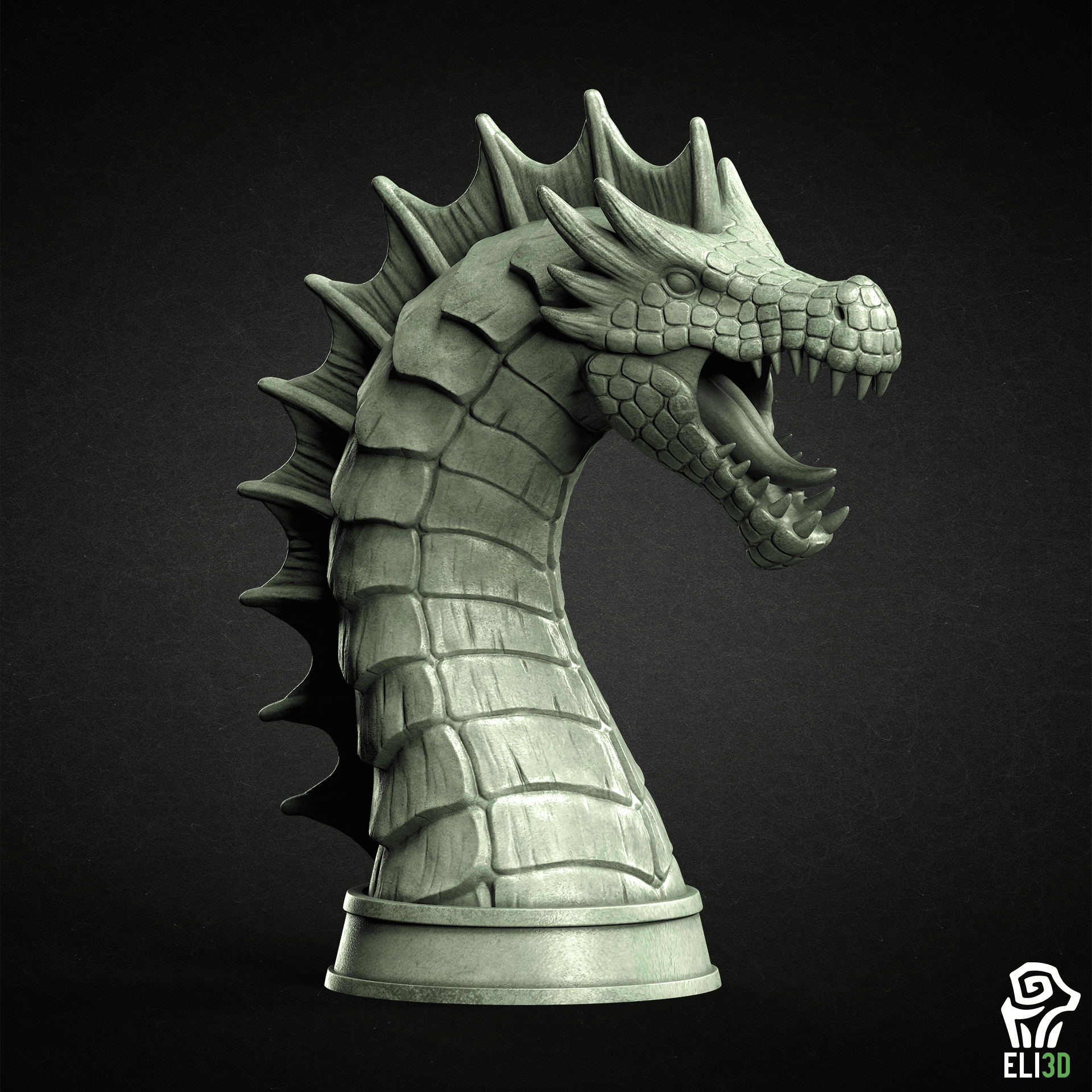 Green Dragons 3d model