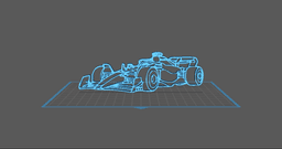 Formula 1 - Wall Art 3d model