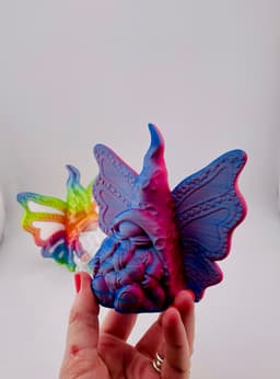 Stained Glass Butterfly Gnome 3d model