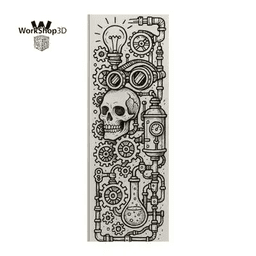 SteamPunk Bookmark 3d model