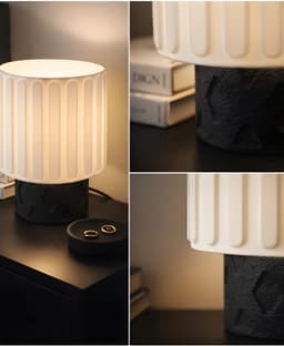 Solis - Textured Modern Table Lamp 3d model