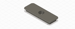 Fluval Flex 57L Feeding Hole Cover 3d model