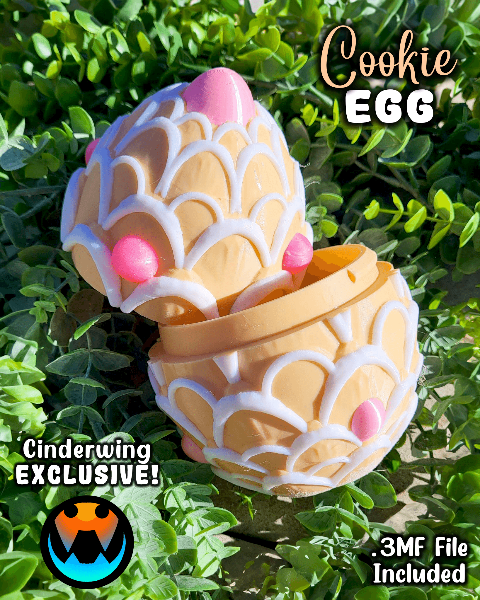Cookie Egg 3d model