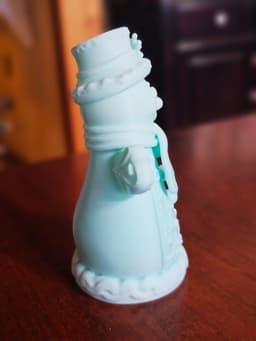 Ornate Snowman 3d model