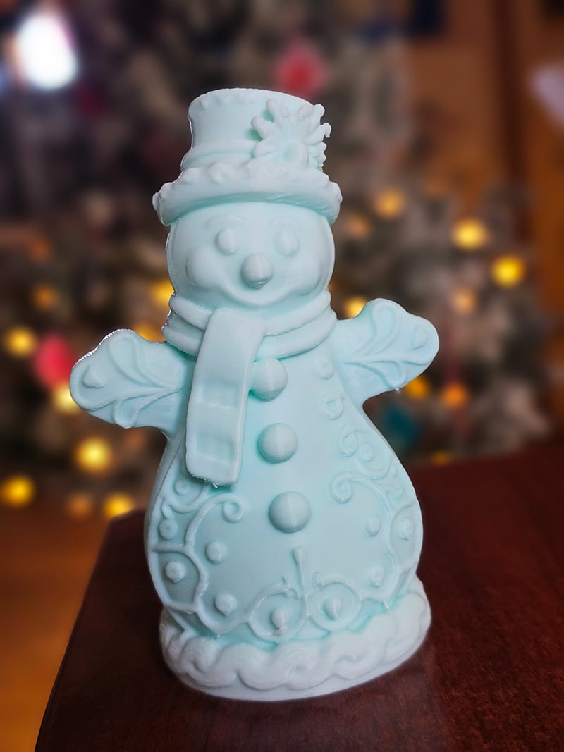 Ornate Snowman 3d model