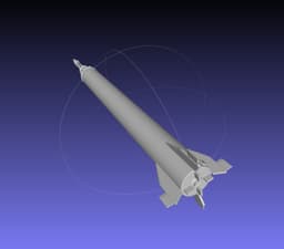 Mercury-Redstone Rocket Printable Miniature 3d model