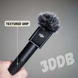 DJI Wireless Mic Interview Handle 3d model