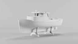 Fishing boat 3d model