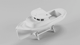 Fishing boat 3d model