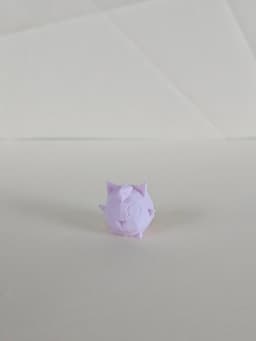 Jigglypuff Low Poly Pokemon 3d model
