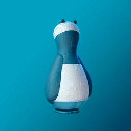 Kung Fu Panda Bowling Pin 3d model