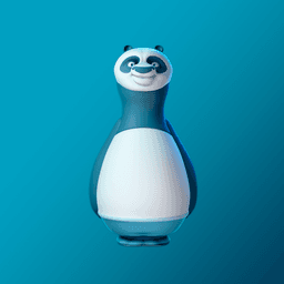 Kung Fu Panda Bowling Pin 3d model