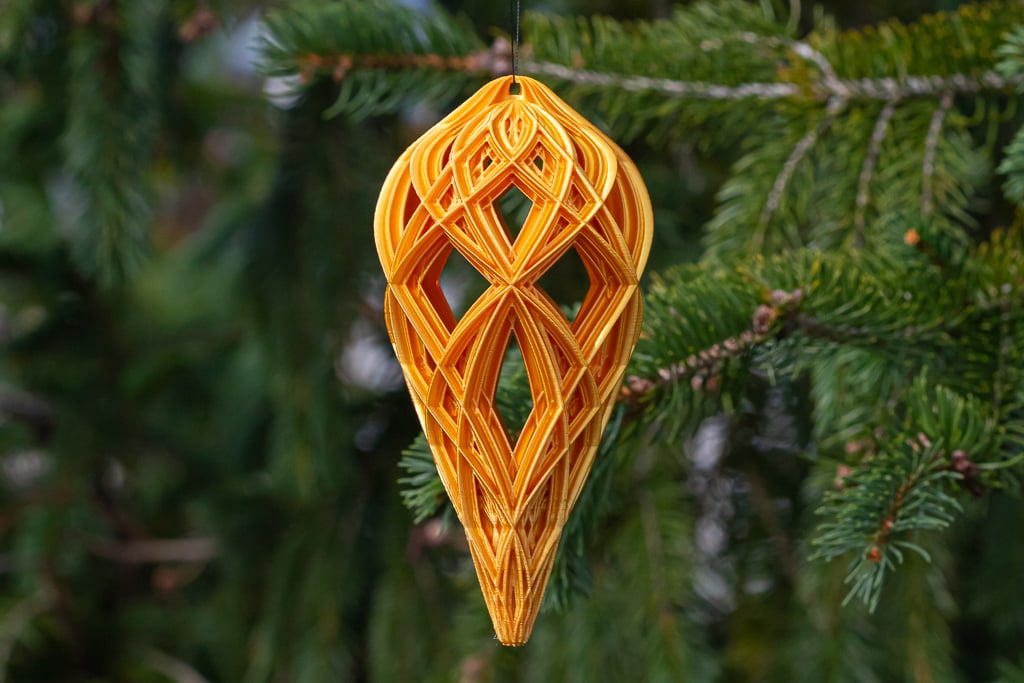 Christmas Teardrop Ornament 5 3d model