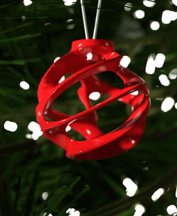 Christmas Ornament Twinkle Twists 004 3d model