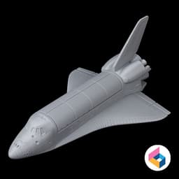 Foldable Space Shuttle 3d model
