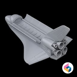 Foldable Space Shuttle 3d model