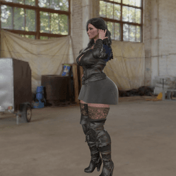 Curvy Fantasy Sorceress 3d model