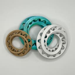 Fidget Interlocking Möbius Bands Illusion Dimensional Strips 3d model