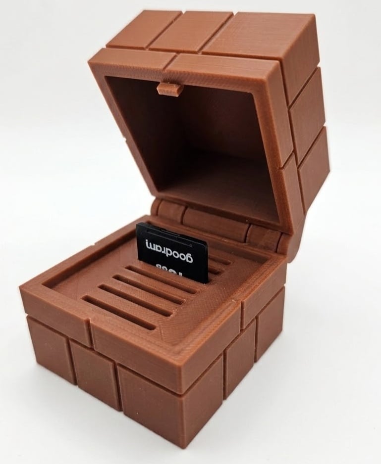 MarioBlockSDCardHolder.stl 3d model
