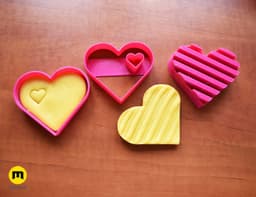 Valentine Cookie Cutter Set Vol. 1 3d model