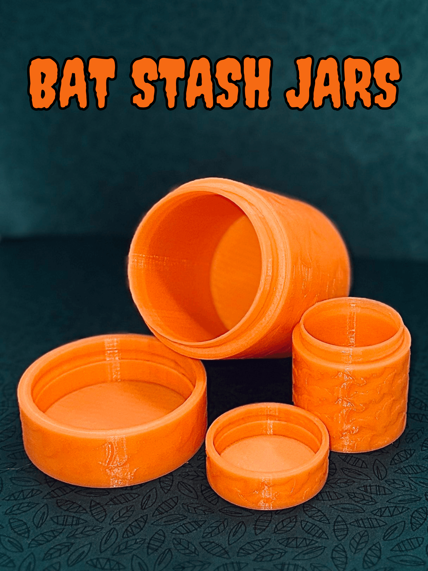 Bat Stash Jars 3d model