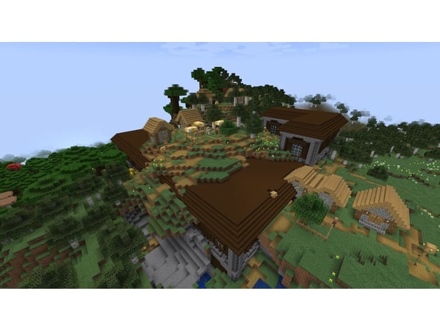 Minecraft mansion II 3d model