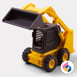 Skid loader (Print-in-place Articulated) 3d model