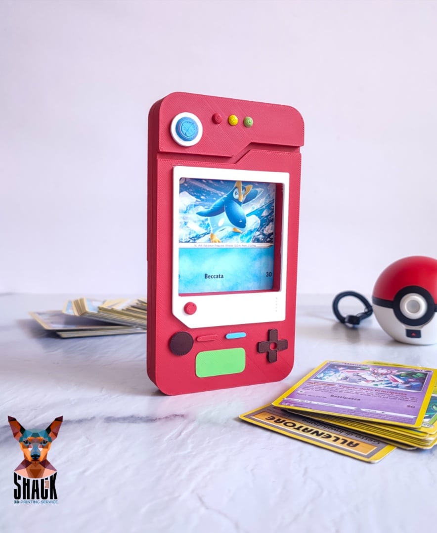 Pokédex Card Holder 3d model