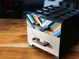GEN2 Decor - Faceplates - Chevron 3d model
