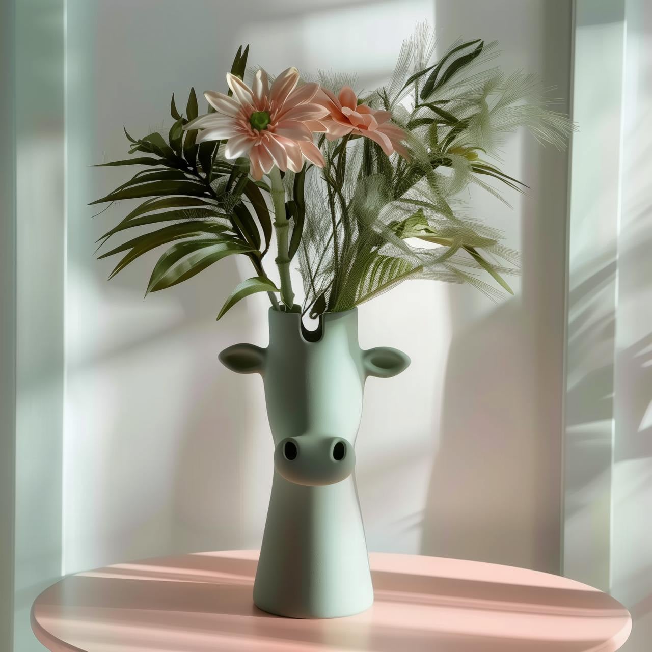 Giraffe Vase For Cute Decor 3d model