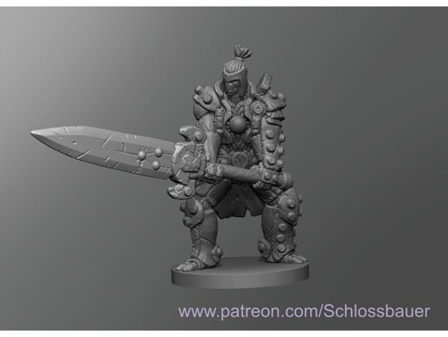 Warforged fighter 3d model