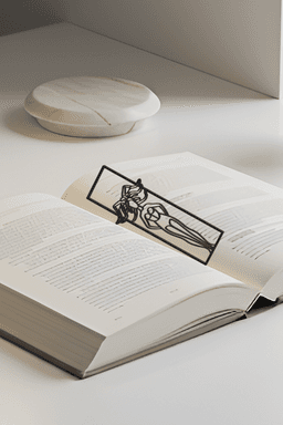 Medusa Bookmark, Creativity Bookmark, Gift Idea 3d model