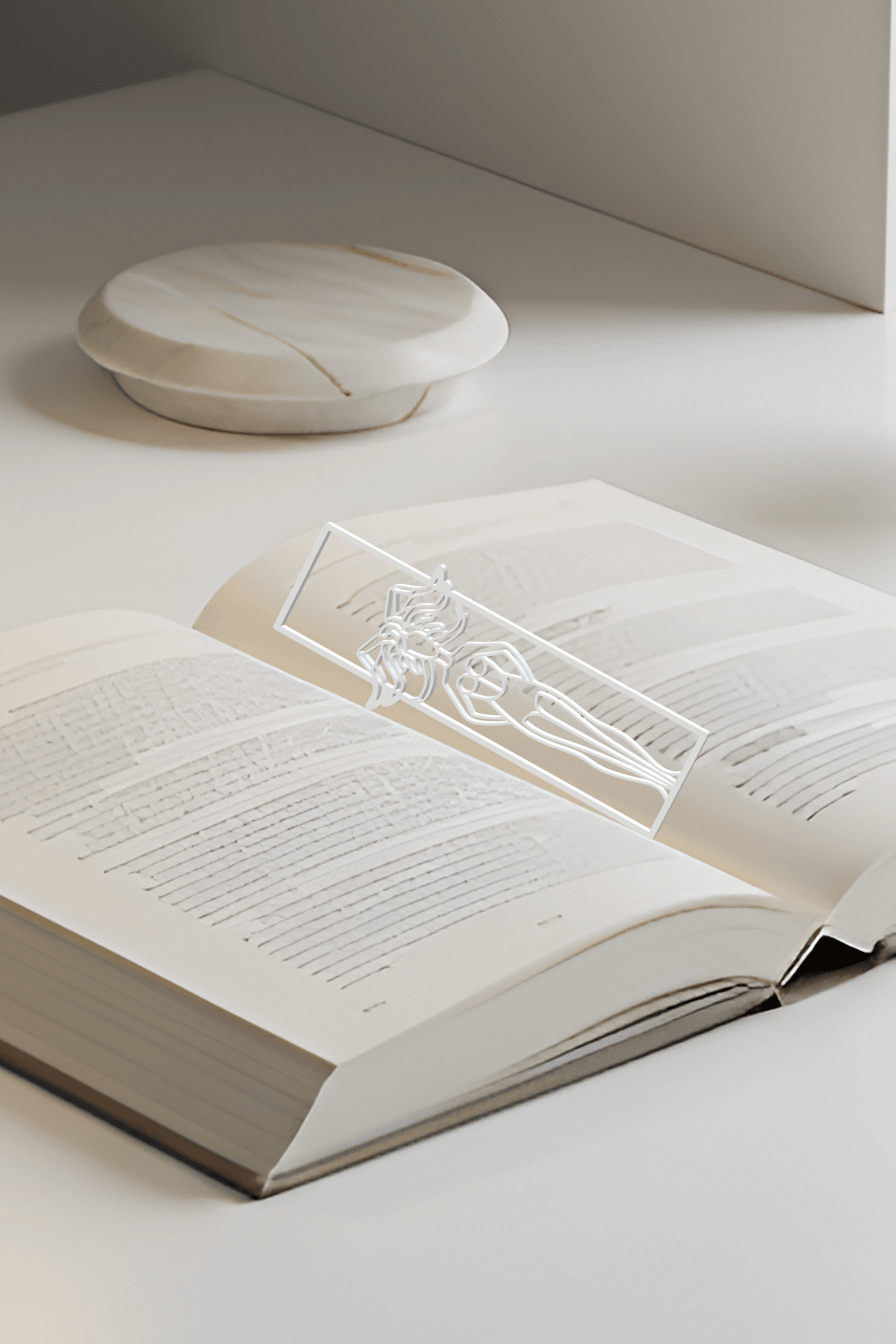 Medusa Bookmark, Creativity Bookmark, Gift Idea 3d model
