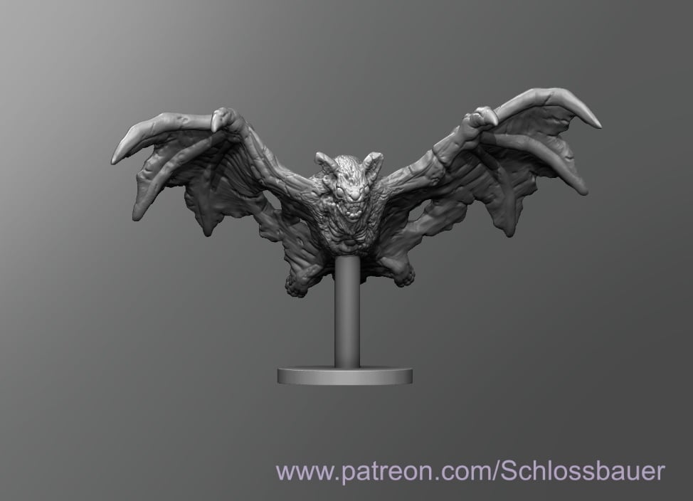 Zombie Bat 3d model