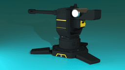 Cannon Turret Sentry Gun Helldivers 2 Stratagem 3d model
