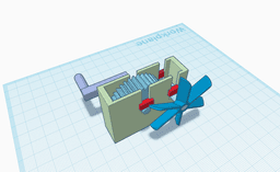 4:1 Ratio Gearbox 3d model