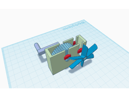 4:1 Ratio Gearbox 3d model