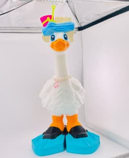 Sandcastle and Flippers Goose Gear for Porch Goose 3d model