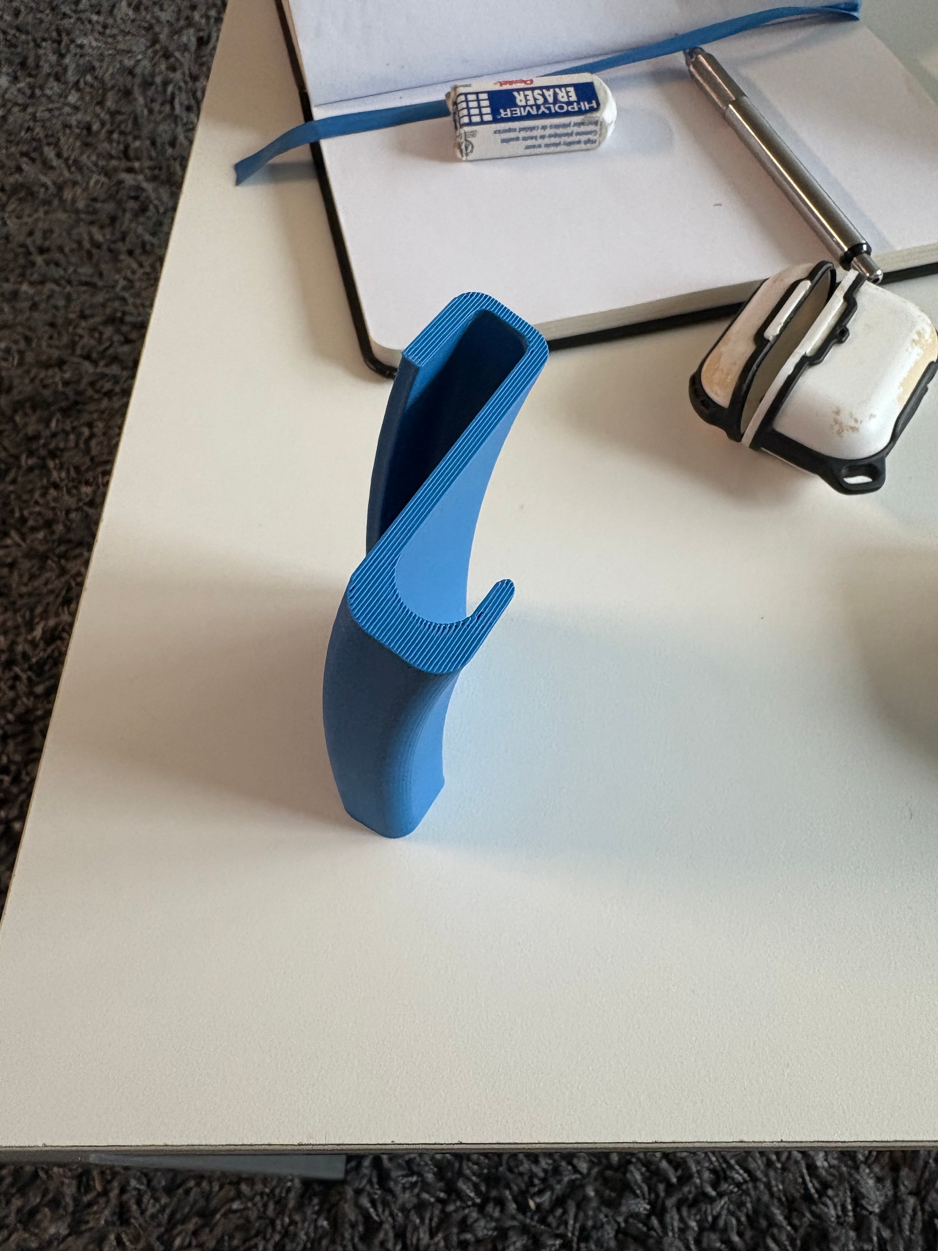 Trash can bag clip 3d model