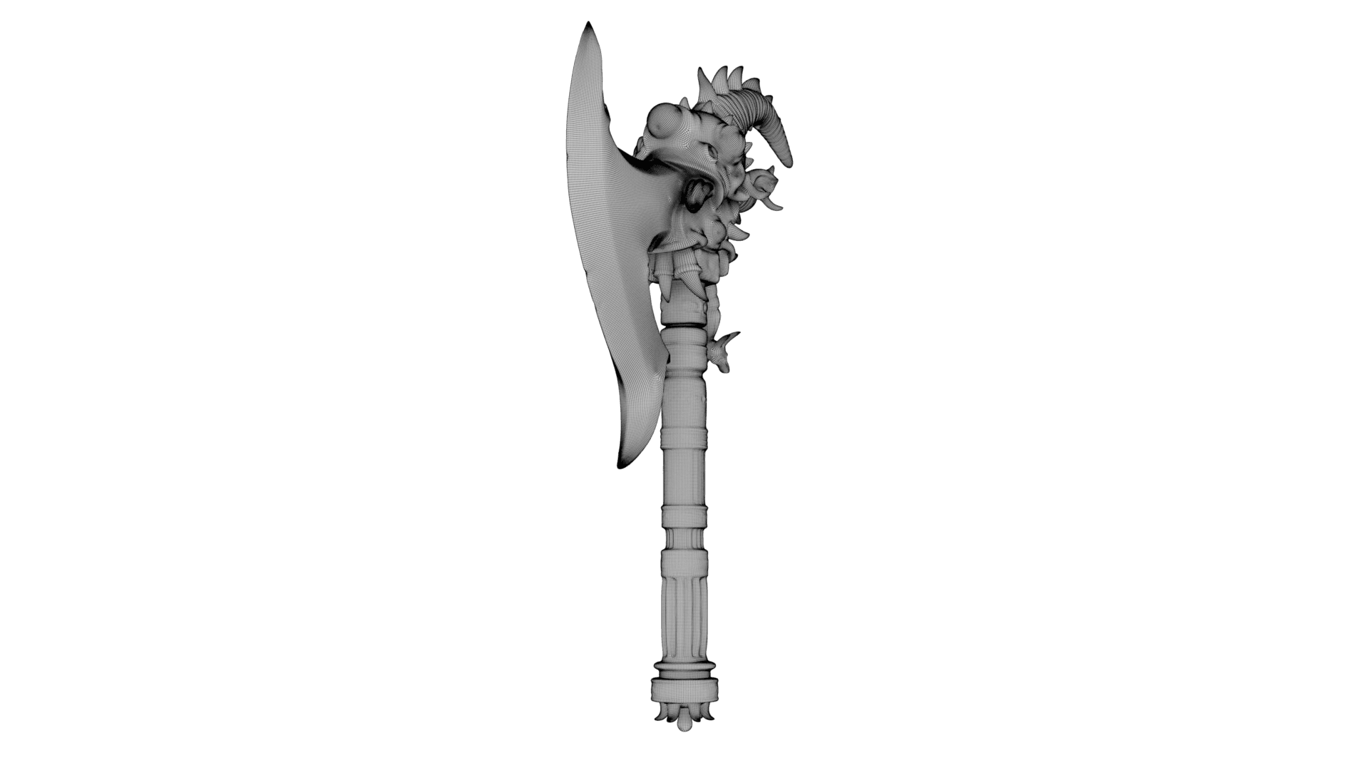 Crescent Wyrmblade 3d model