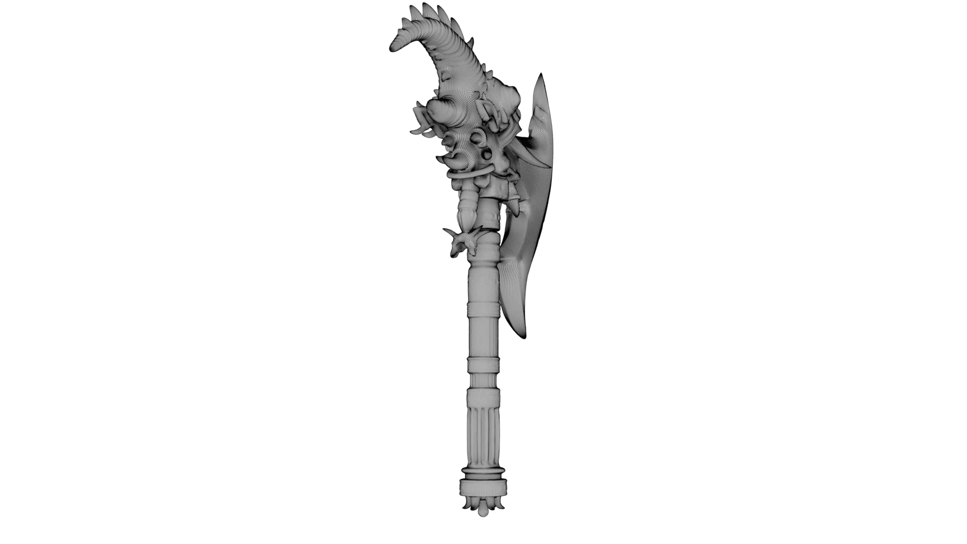 Crescent Wyrmblade 3d model