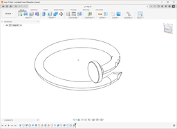Yet another bent nail ring 3d model
