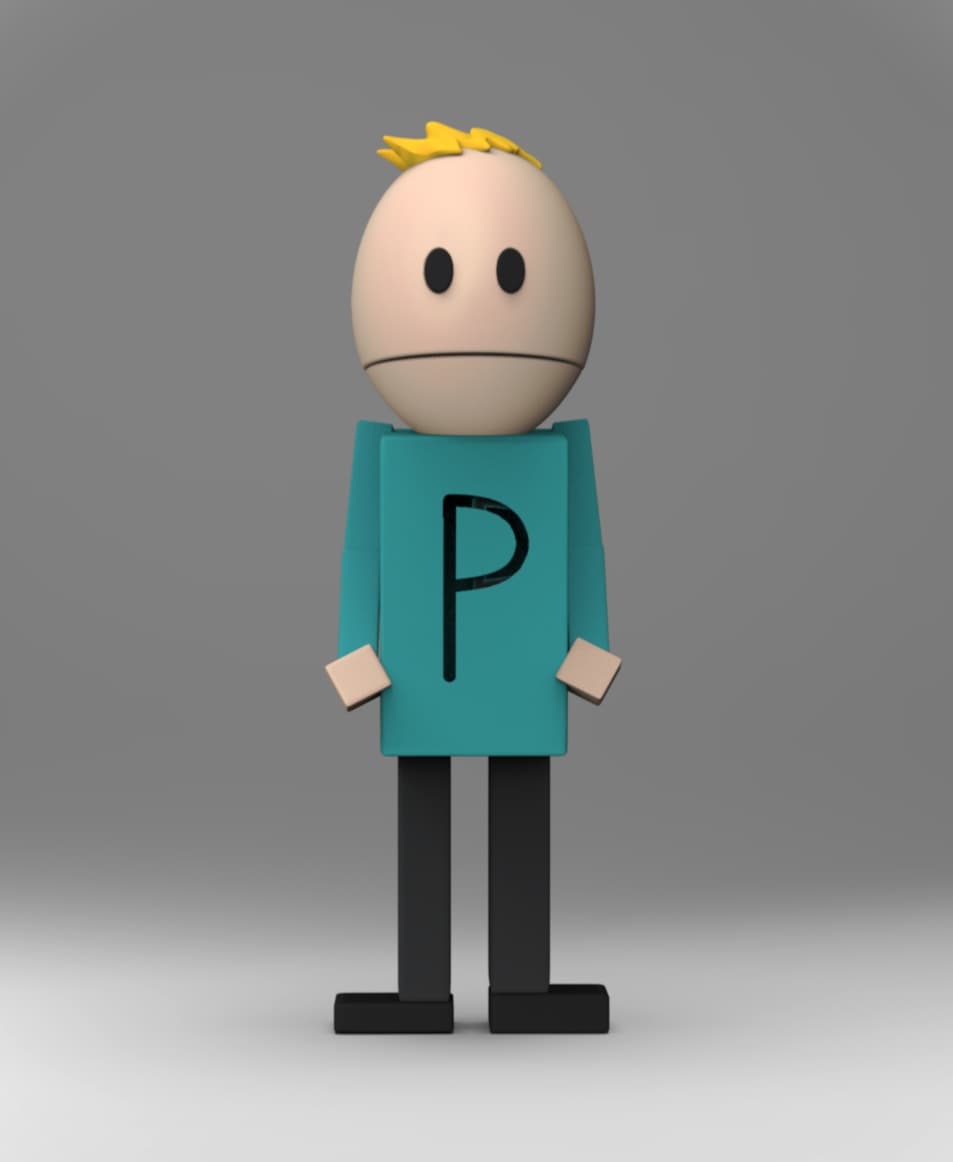 Phillip -South Park 3d model
