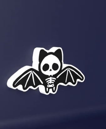 Skeleton Bat - LED Strip compatible 3d model