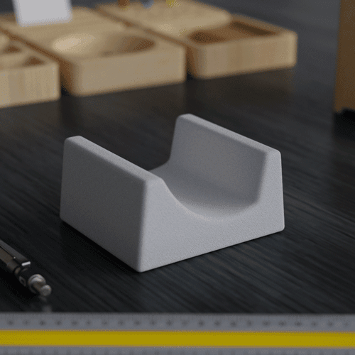 Modern Business Card Holder Design | Desk Organizer 3d model